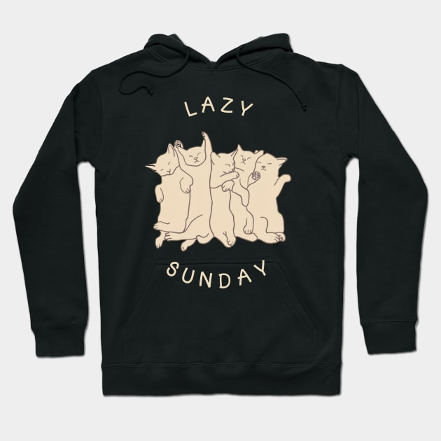 Lazy Sunday - Sleeping Cat Hoodie by Lazy Sunday